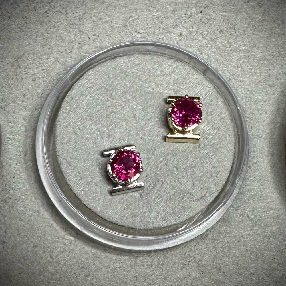 EP Jewelry Bracelet or Necklace Pink Stone Charm
